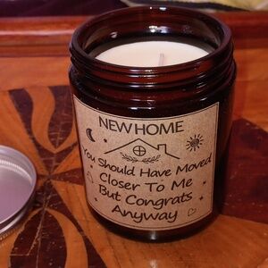Lavender candle house warming gift
